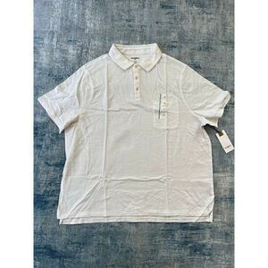 NWT! Goodfellow & Co White Polo Tee Size 2XB
